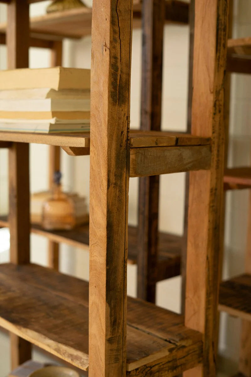 Ezra Reclaimed Wood Bookshelf Set