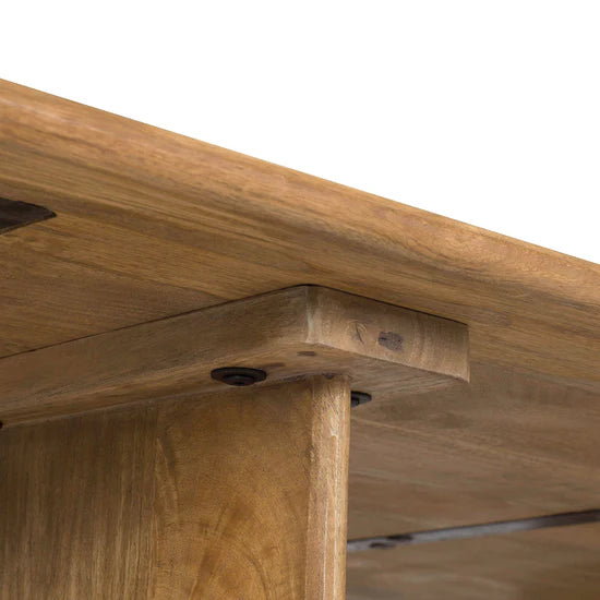 Frank Solid Wood 6 Seater Dining Table