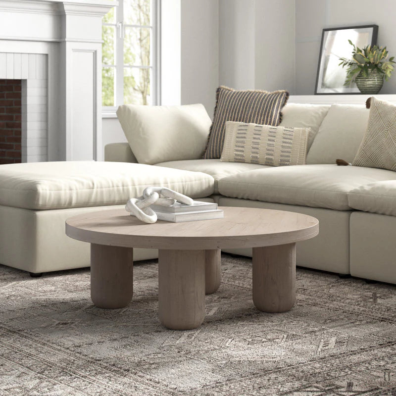 Vicente Solid Wood Coffee Table