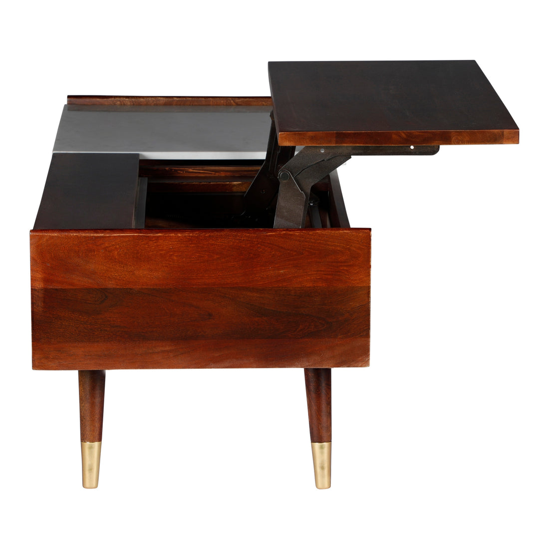 Ciwood lift top coffee table with marble slab