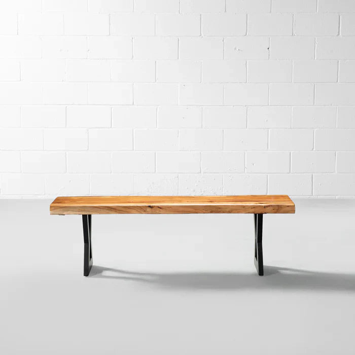 TIME - Acacia Live Edge Bench