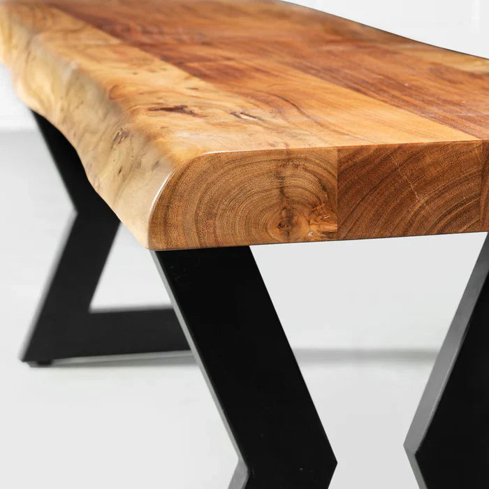 TIME - Acacia Live Edge Bench