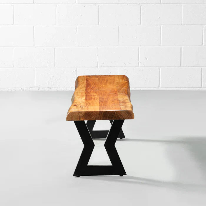 TIME - Acacia Live Edge Bench