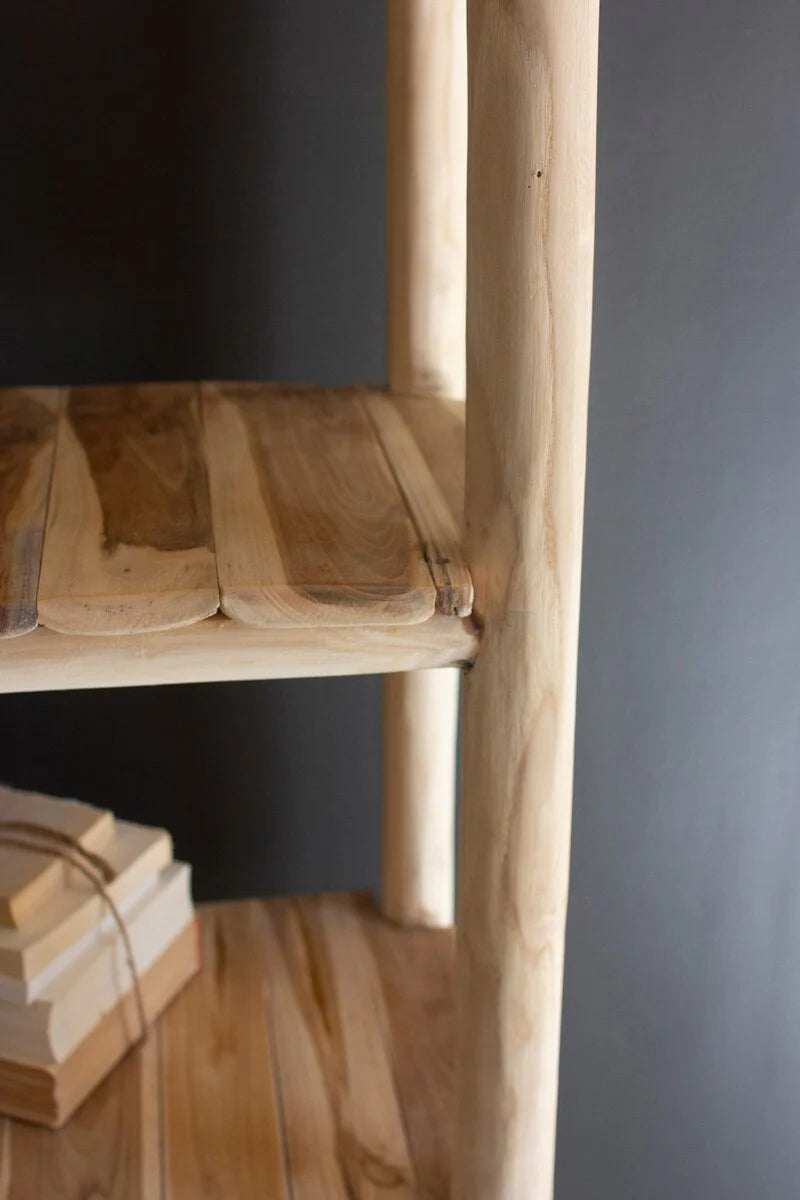Calden Slatted Wood Shelf