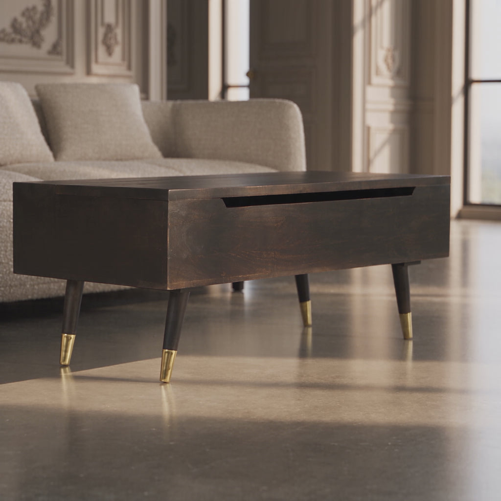 Tokyo Dark Walnut Lift-Top Coffee Table — product video