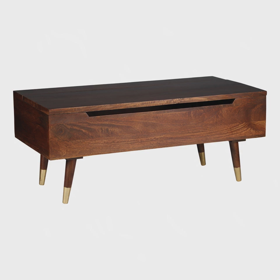 Tokyo Dark Teak Lift-Top Coffee Table — product video