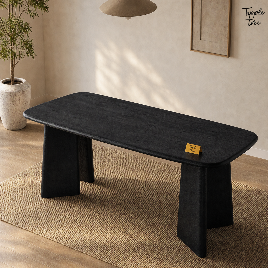Noir Tapered Dining Table — lifestyle elevated