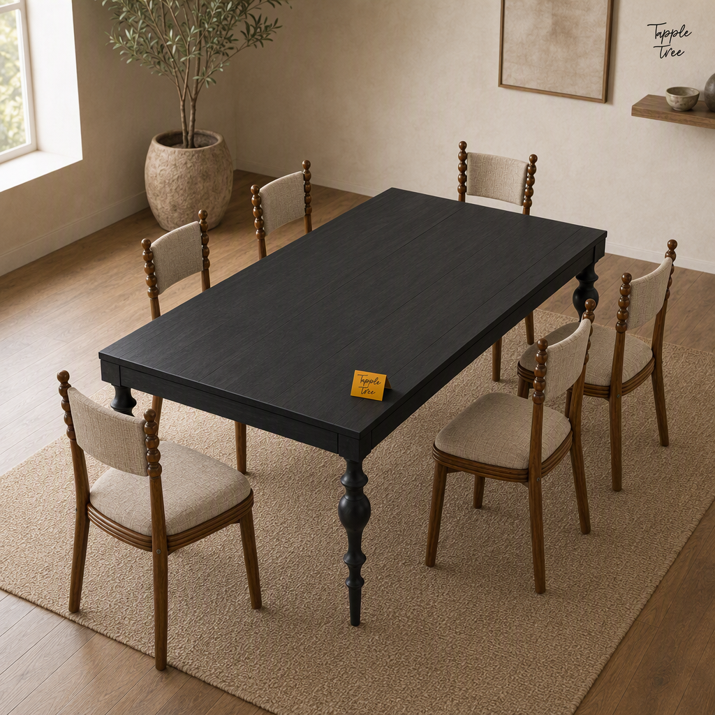 Spindle Two-Tone Dining Set — lifestyle elevated