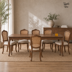Cane Heritage Dining Set — lifestyle front