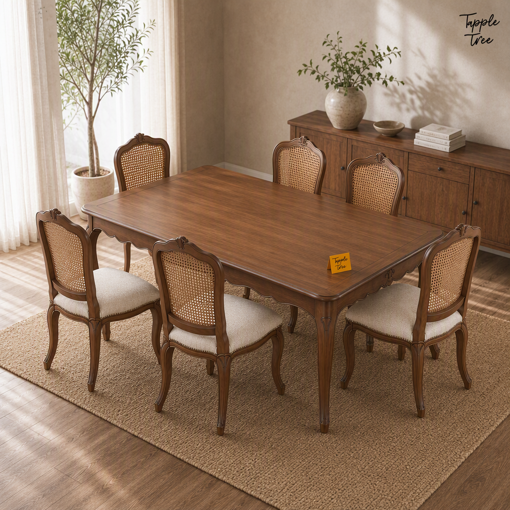Cane Heritage Dining Set — lifestyle elevated
