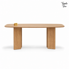 Sidney Mango Dining Table — white front