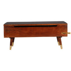 Tokyo lift-top coffee table in teak finish — product view 2