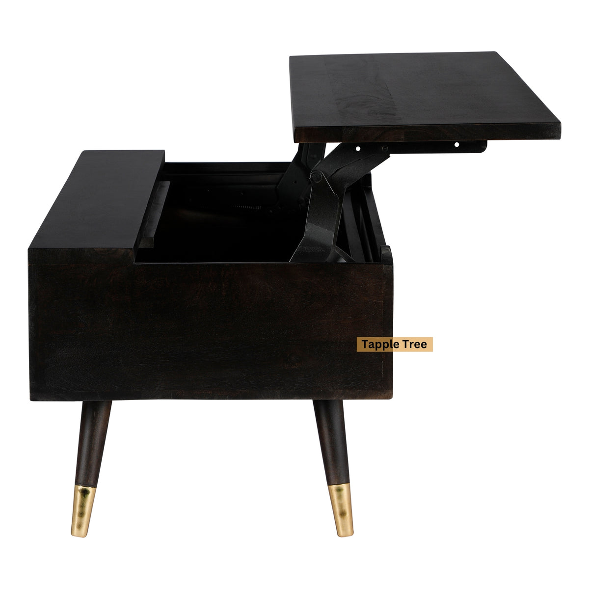 Tokyo lift-top coffee table in walnut finish — product view 5
