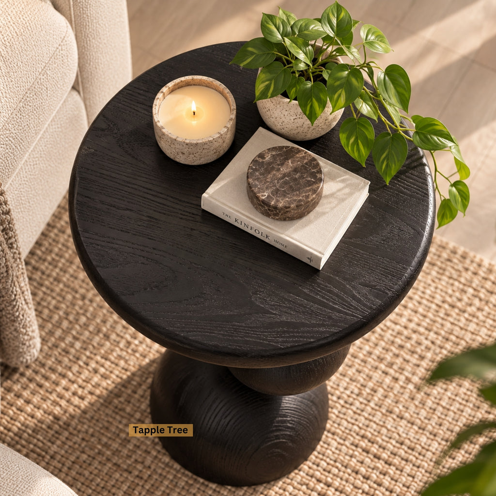 Ohana black end table — product view 4