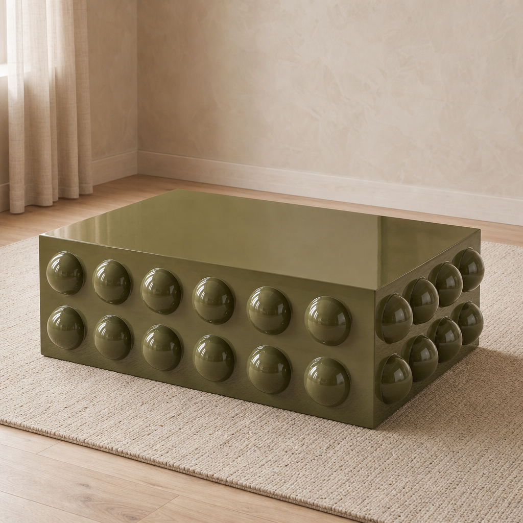 Bolla Olive Green Coffee Table — product view