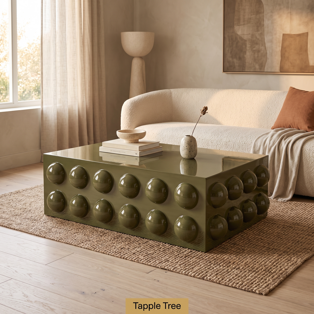 Bolla Olive Green Coffee Table — RVS-4