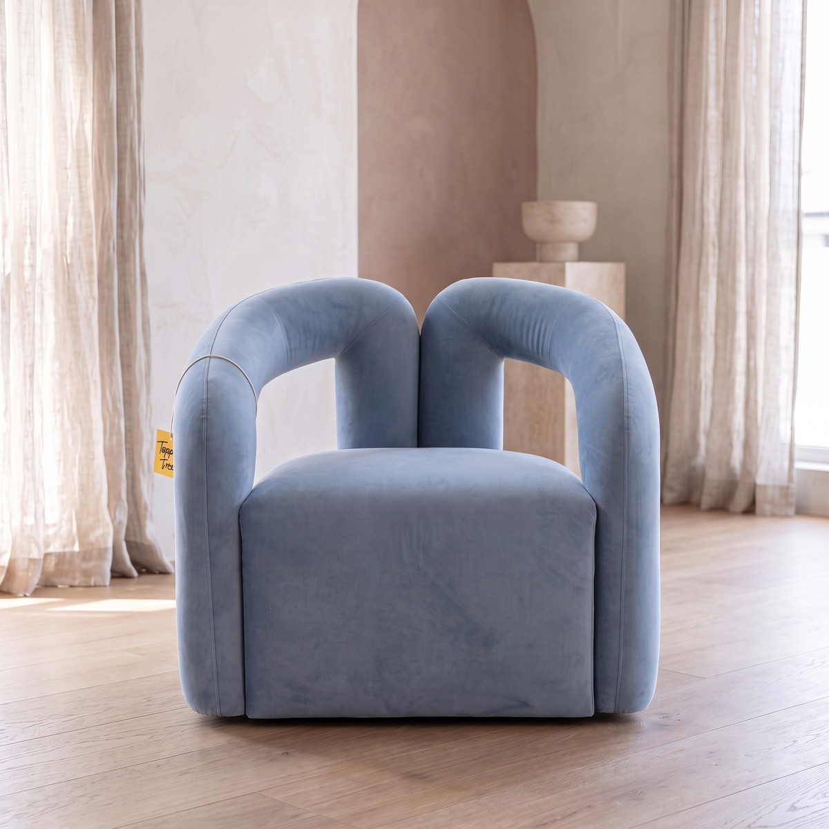 Alden Ridge Premium High Quality Plywood Accent Chair — Lifestyle Front