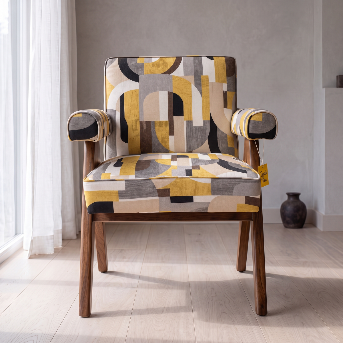 Alden Heath Mango Wood Armchair - Provincial Teak — Lifestyle Front