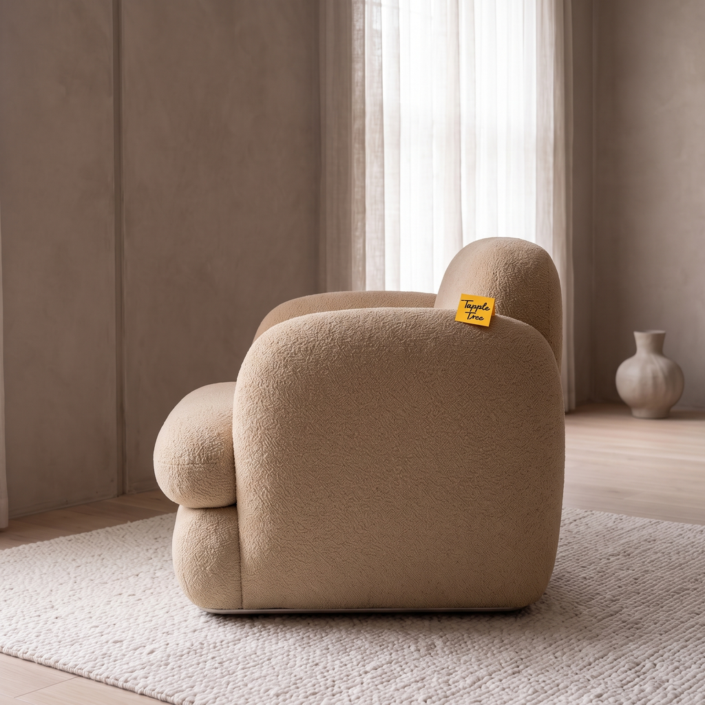 Alden Bay Premium High Quality Plywood Armchair — Lifestyle Side Profile