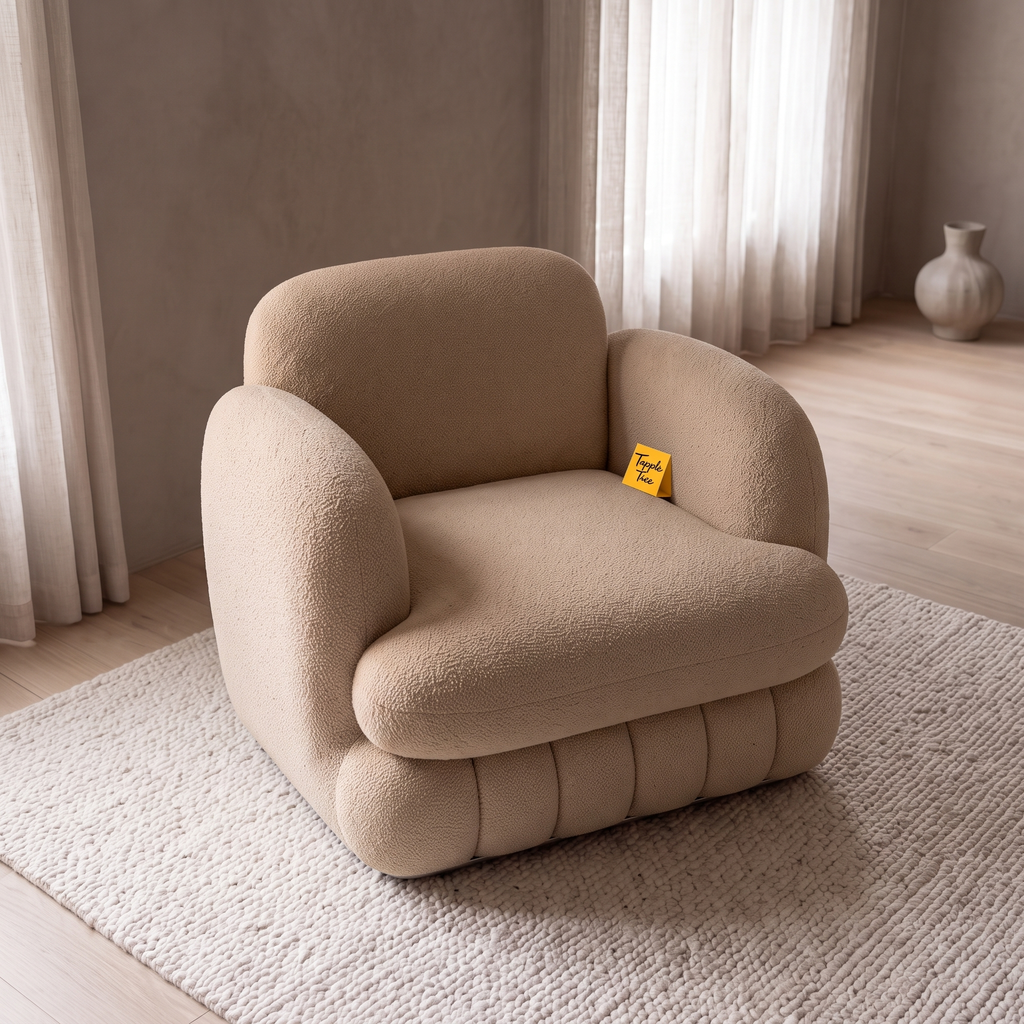 Alden Bay Premium High Quality Plywood Armchair — Lifestyle Elevated Angle