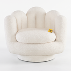 Alden Park Premium High Quality Plywood Armchair — White Front