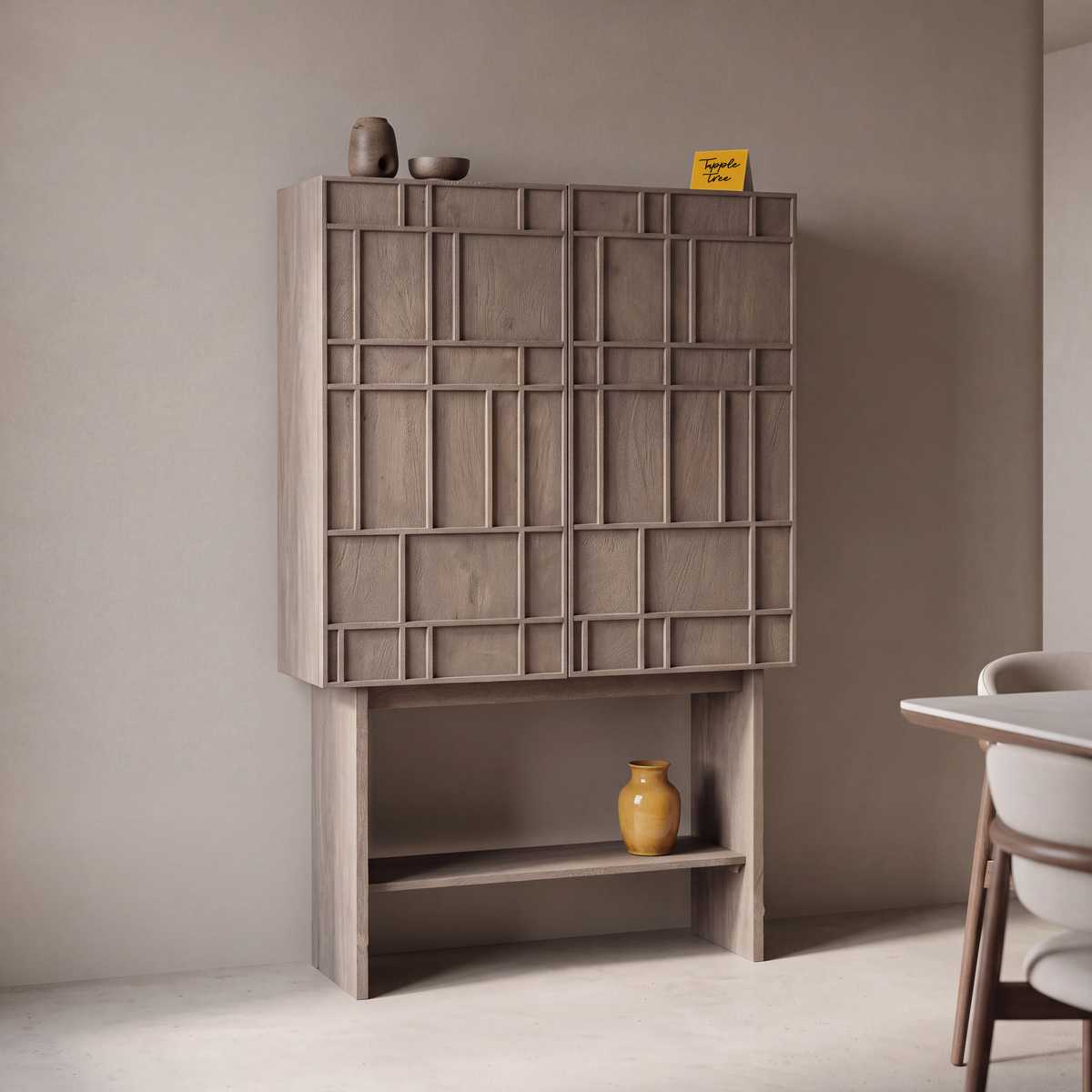 Alden Meadow Bar Cabinet — main lifestyle hero