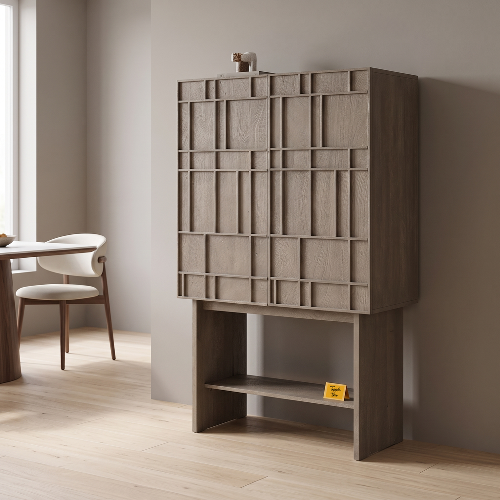 Alden Meadow Bar Cabinet — Lifestyle angle 3