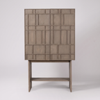 Alden Meadow Bar Cabinet — White background angle 1
