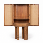Alden Fern Bar Cabinet — White background angle 1