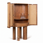 Alden Fern Bar Cabinet — White background angle 2