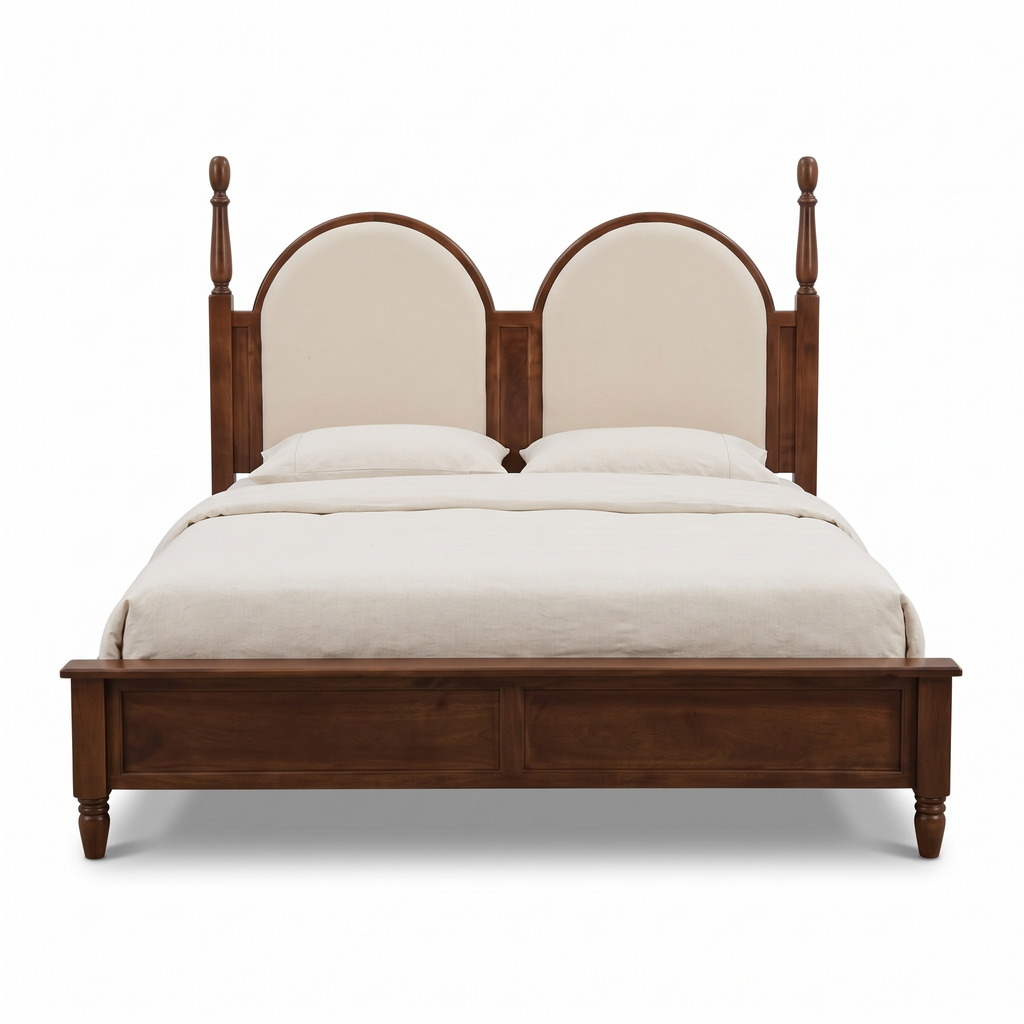 Arden Glen Bed — White background angle 1