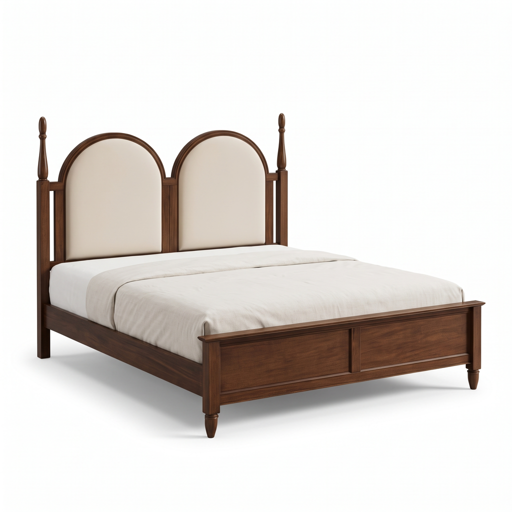 Arden Glen Bed — White background angle 4