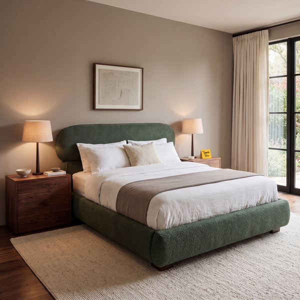 Arden Heath Bed — main lifestyle hero