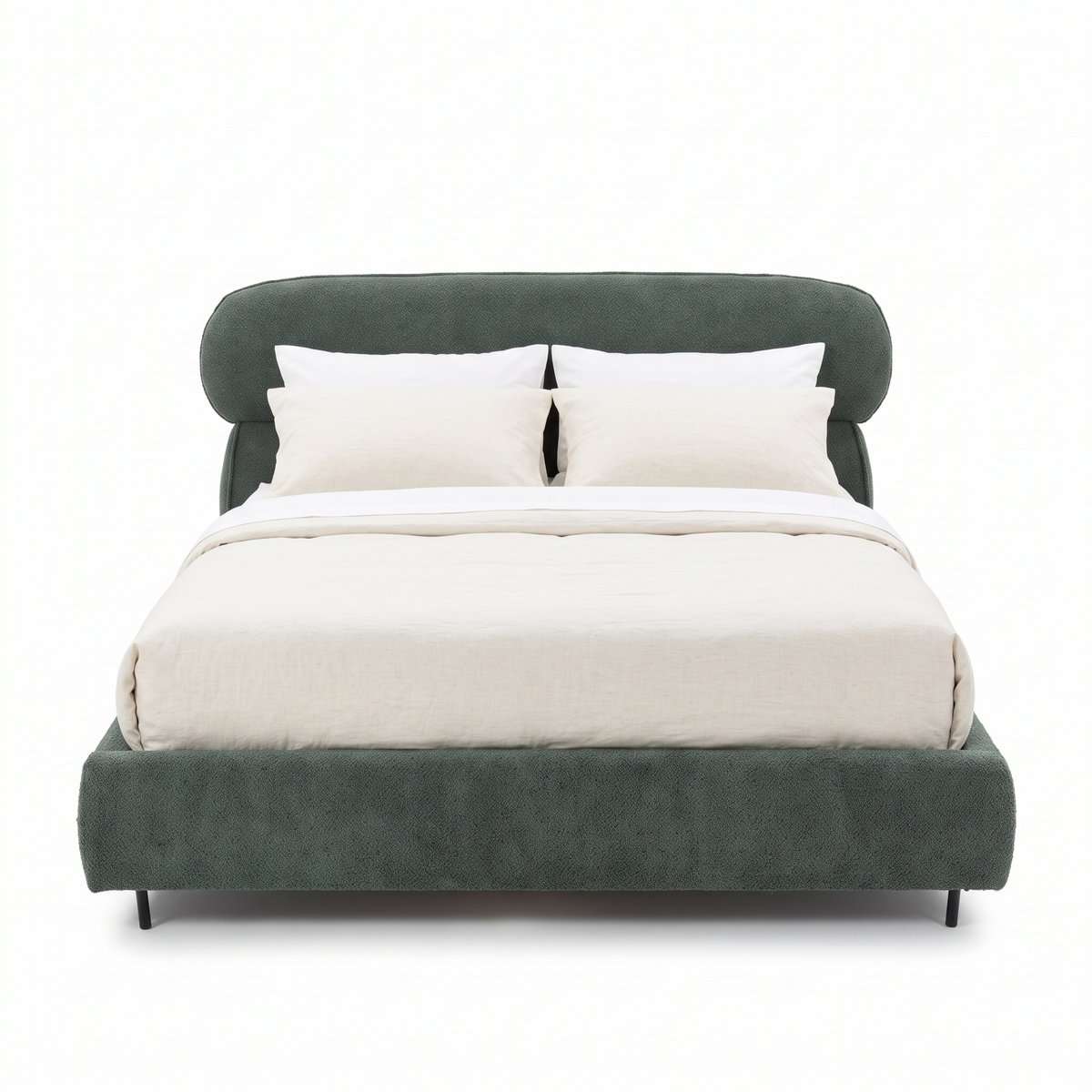 Arden Heath Bed — White background angle 1