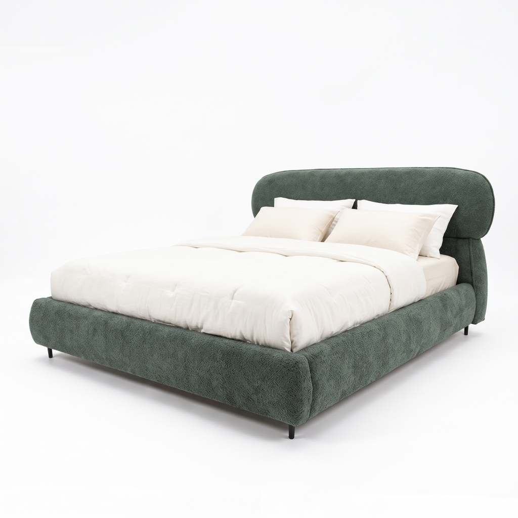Arden Heath Bed — White background angle 3