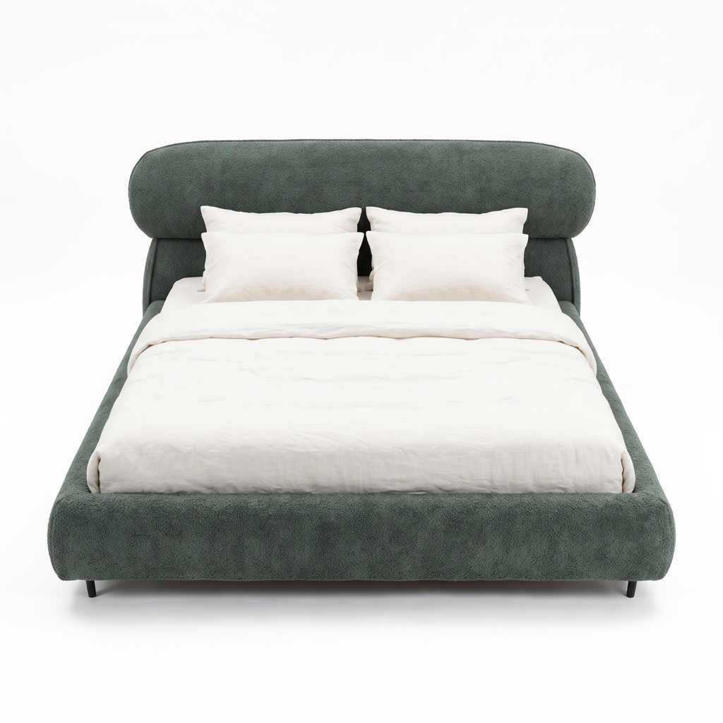 Arden Heath Bed — White background angle 4