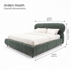 Arden Heath Bed — Dimensions