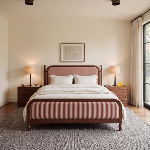 Arden Field Bed — main lifestyle hero