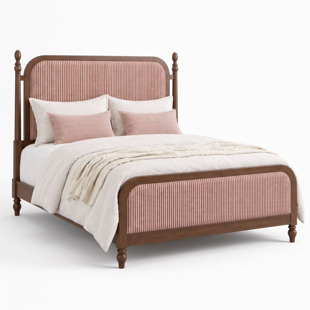 Arden Field Bed — White background angle 2