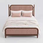 Arden Field Bed — White background angle 4
