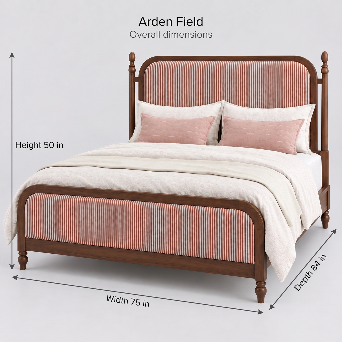 Arden Field Bed — Dimensions