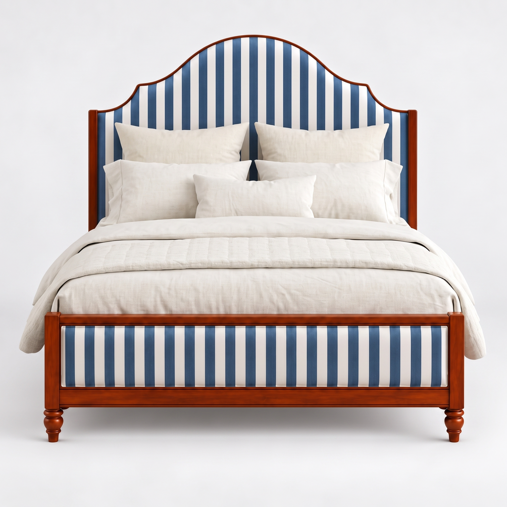Arden Bay Bed — White background angle 1