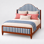 Arden Bay Bed — White background angle 3