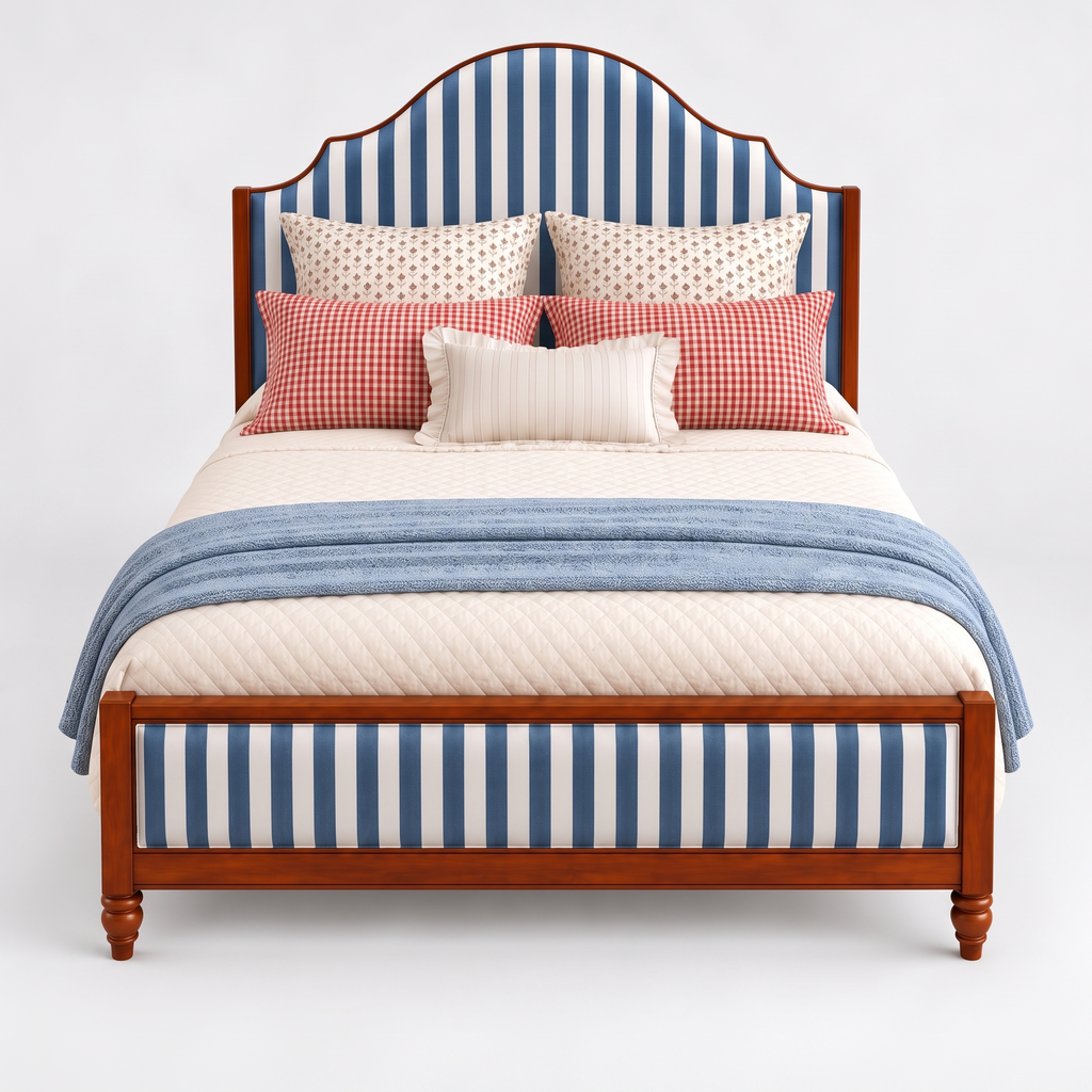 Arden Bay Bed — White background angle 4