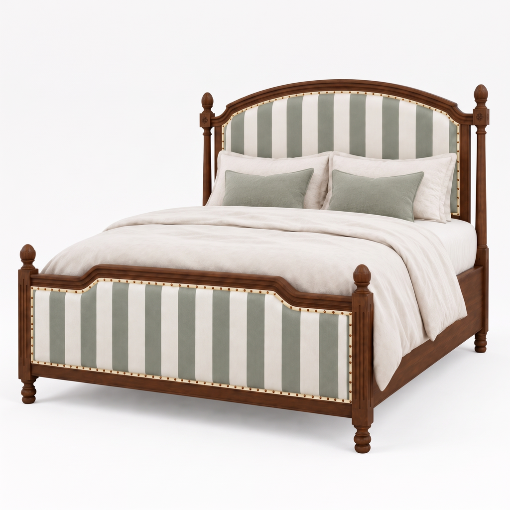 Arden Shore Bed — White background angle 3