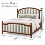 Arden Shore Bed — Dimensions