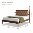 Arden Meadow Bed — Dimensions