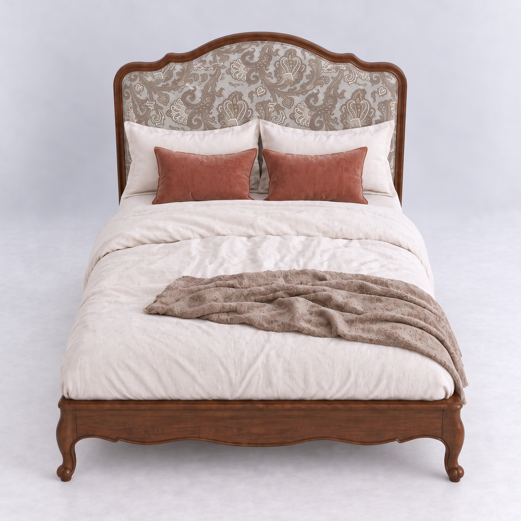 Arden Hill Bed — White background angle 4