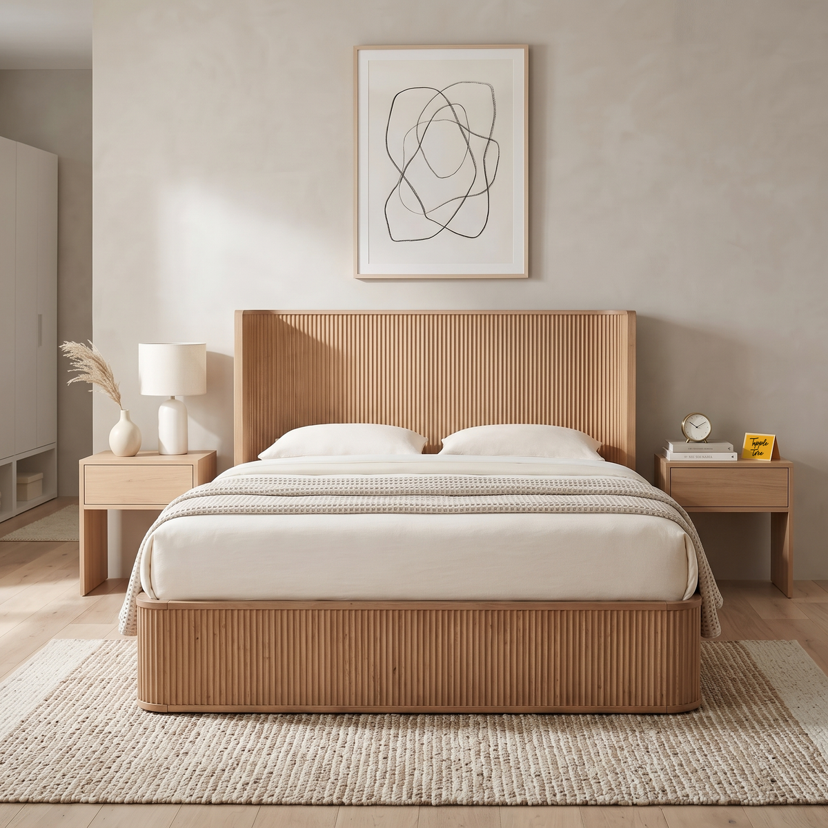 Arden Stone Bed — Lifestyle angle 1