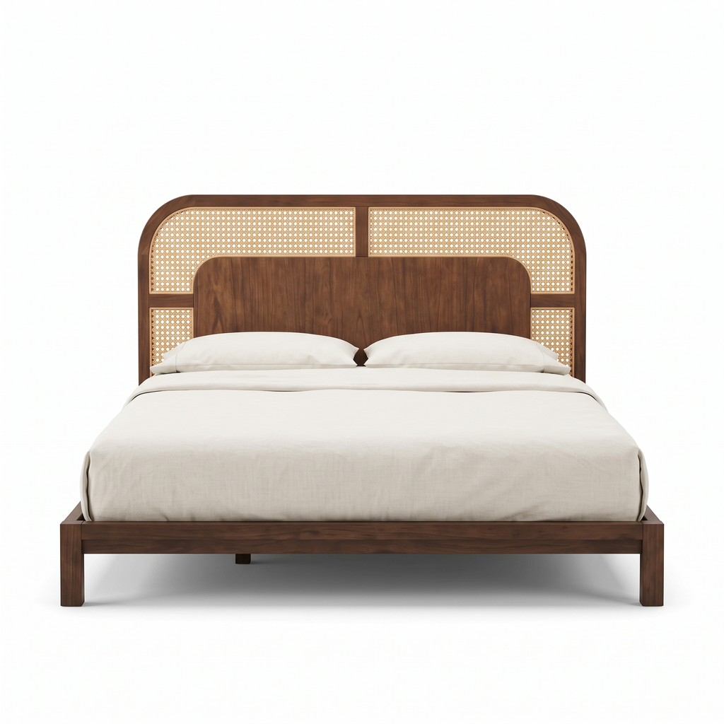 Ashford Vale Bed — White background angle 1